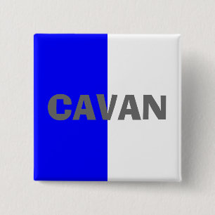 Bóton Quadrado 5.08cm Crachá de Sinalizador de County Cavan