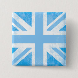 Bóton Quadrado 5.08cm Crachá do botão da bandeira da tomada da União em 