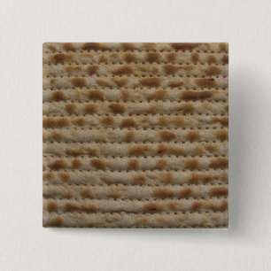 Bóton Quadrado 5.08cm Crachá do botão do Matzah