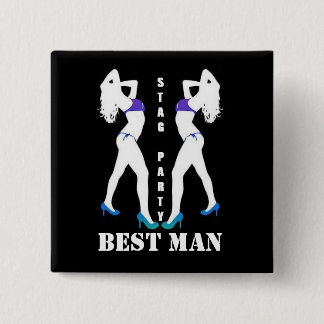 BÓTON QUADRADO 5.08CM CRACHÁ DO PARTIDO DE VEADO