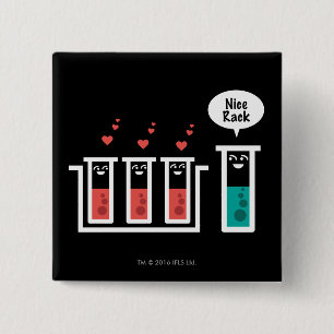 Bóton Quadrado 5.08cm Cremalheira agradável