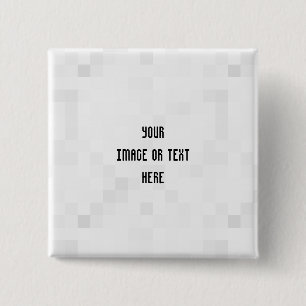 Bóton Quadrado 5.08cm Crie seu personalizado personalizado