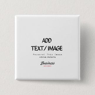 Bóton Quadrado 5.08cm Crie Seu Próprio Alfinete Personalizado/