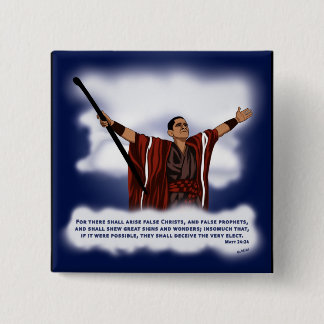 Bóton Quadrado 5.08cm Cristo falso (Obama)