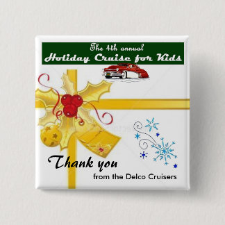 BÓTON QUADRADO 5.08CM CRUZEIRO PARA O BOTÃO DOS MIÚDOS