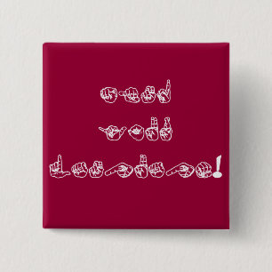 Bóton Quadrado 5.08cm Cuide da sua língua!