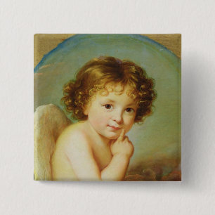 Bóton Quadrado 5.08cm Cupido