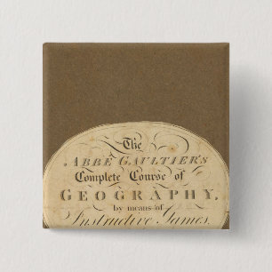 Bóton Quadrado 5.08cm Curso completo de geografia