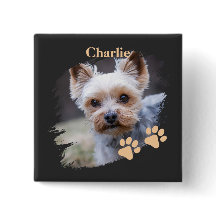 Cute dog pet with customized name