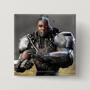 Bóton Quadrado 5.08cm Cyborg