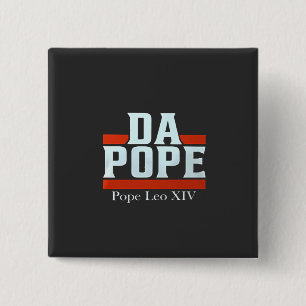 Bóton Quadrado 5.08cm Da Pope Da América O Papa Leo XIV Provost De Chica
