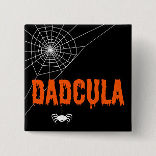 Bóton Quadrado 5.08cm Dadcula Orange Driting Font Web