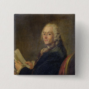 Bóton Quadrado 5.08cm d'Alembert do decano le Rond