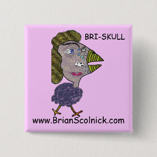 Bóton Quadrado 5.08cm dama