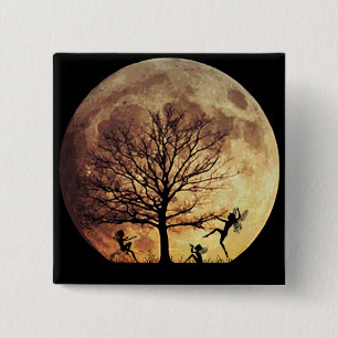 Bóton Quadrado 5.08cm Dança da lua