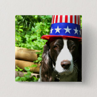 Bóton Quadrado 5.08cm Dândi do Doodle de lenço