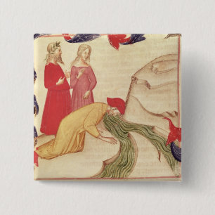 Bóton Quadrado 5.08cm Dante que purifying antes de entrar