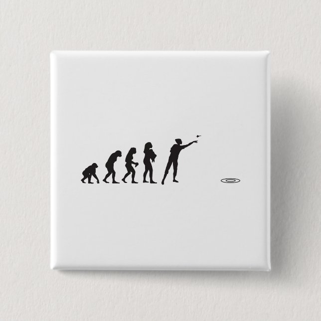 Bóton Quadrado 5.08cm Dardos do gramado (Frente)