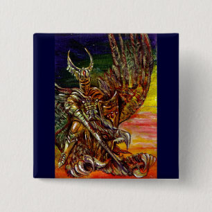 BÓTON QUADRADO 5.08CM DARK KNIGHT