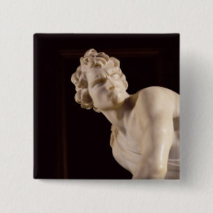 Bóton Quadrado 5.08cm David, 1623-24 (mármore) (detalhe)