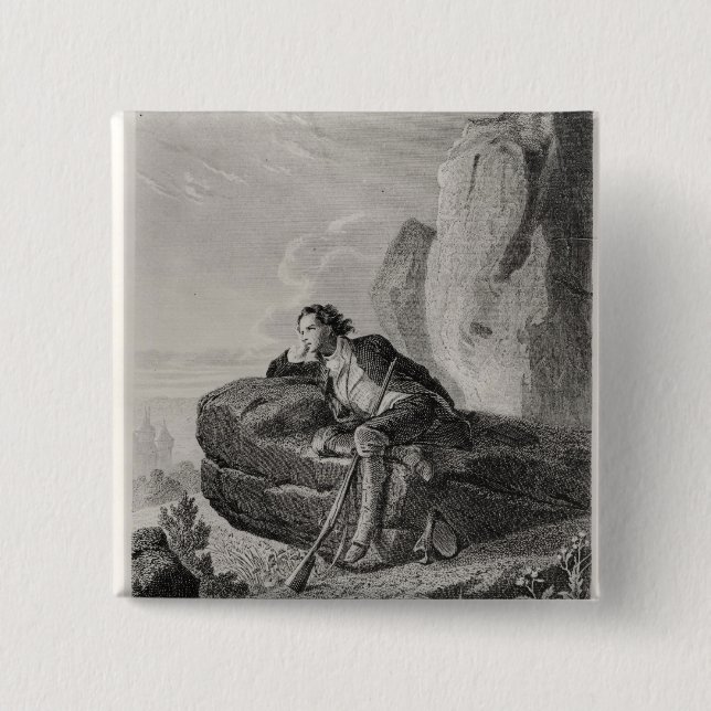 Bóton Quadrado 5.08cm Daydreams (Frente)