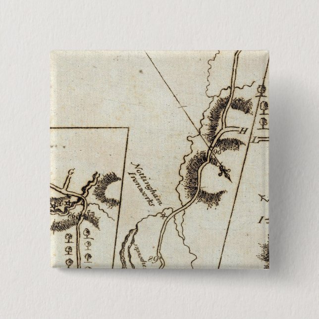 Bóton Quadrado 5.08cm De Filadélfia a Annapolis Md 58 (Frente)