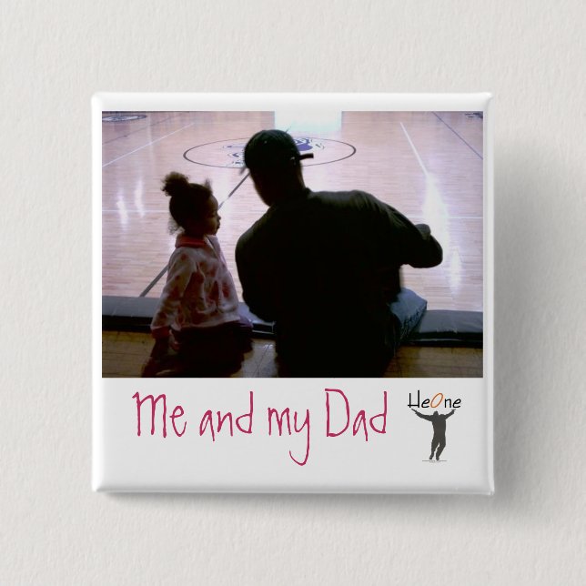 Bóton Quadrado 5.08cm De "marca HeOne " (Frente)