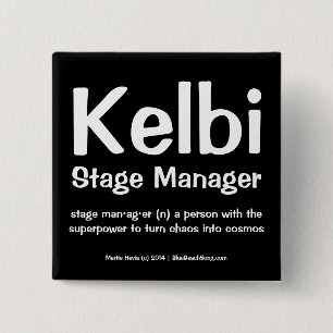 Bóton Quadrado 5.08cm Defina-se & seu botão do trabalho