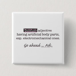 Bóton Quadrado 5.08cm Definição Bionica