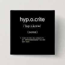 definição hipócrita engraçada vegan quadrado