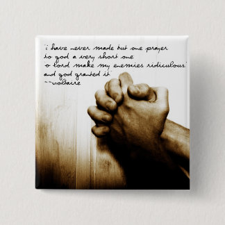 Bóton Quadrado 5.08cm Deixe meus inimigos ser ridículos