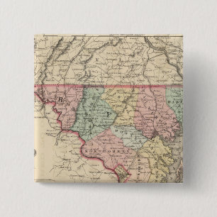 Bóton Quadrado 5.08cm Delaware e Maryland