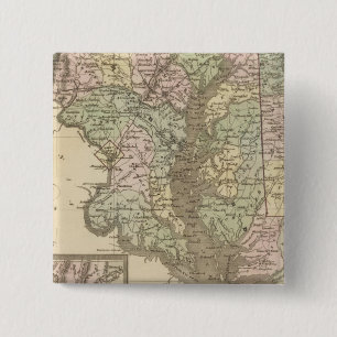 Bóton Quadrado 5.08cm Delaware e Maryland 2