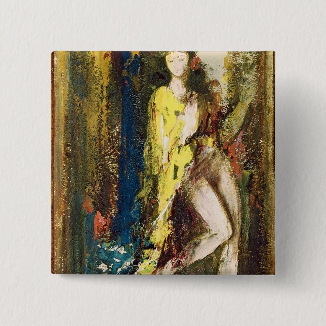 Bóton Quadrado 5.08cm Delilah (Frente)