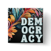 Democracia Groovy Colorida e Brilhante Declaração