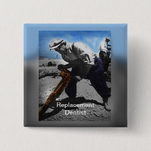 Bóton Quadrado 5.08cm Dentista de substituição