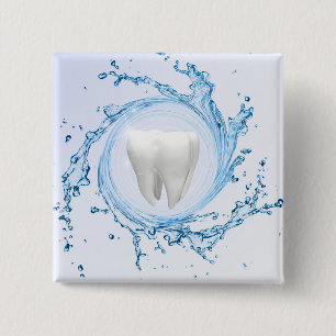 Bóton Quadrado 5.08cm Dentista Dental Dental Tooth Water Professional