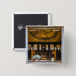 Bóton Quadrado 5.08cm Dentro Konchi-In templo, Quioto