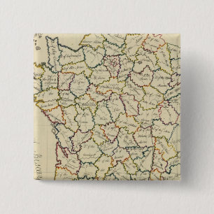 Bóton Quadrado 5.08cm departamentos franceses