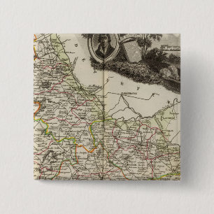 Bóton Quadrado 5.08cm Depto. de Dover