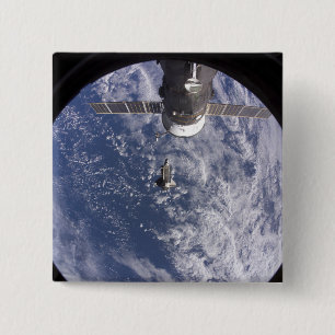 Bóton Quadrado 5.08cm Descoberta 11 do vaivém espacial