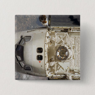 Bóton Quadrado 5.08cm Descoberta 12 do vaivém espacial
