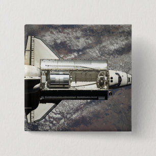 Bóton Quadrado 5.08cm Descoberta 3 do vaivém espacial