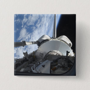 Bóton Quadrado 5.08cm Descoberta de Shuttle de Espaço 9