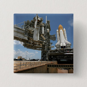 Bóton Quadrado 5.08cm Descoberta do vaivém espacial
