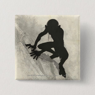 Bóton Quadrado 5.08cm Desenho do conceito GOLLUM™