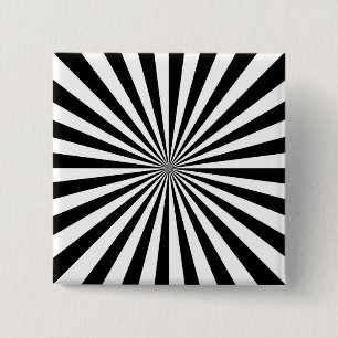 Bóton Quadrado 5.08cm Design de roda de rotação de ruptura do Sol óptico