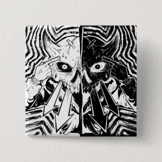 Bóton Quadrado 5.08cm DesktopTelepathy