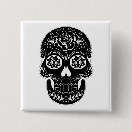 Bóton Quadrado 5.08cm Dia do Crânio Morto