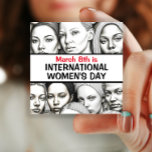 Bóton Quadrado 5.08cm Dia Internacional da Mulher - 8 de março #IWD2024<br><div class="desc">8 de março é o Dia Internacional da Mulher. #IWD2024 #InspireInclusion. Espalhe a palavra e mostre seu apoio à igualdade e ao progresso vestindo este botão.</div>